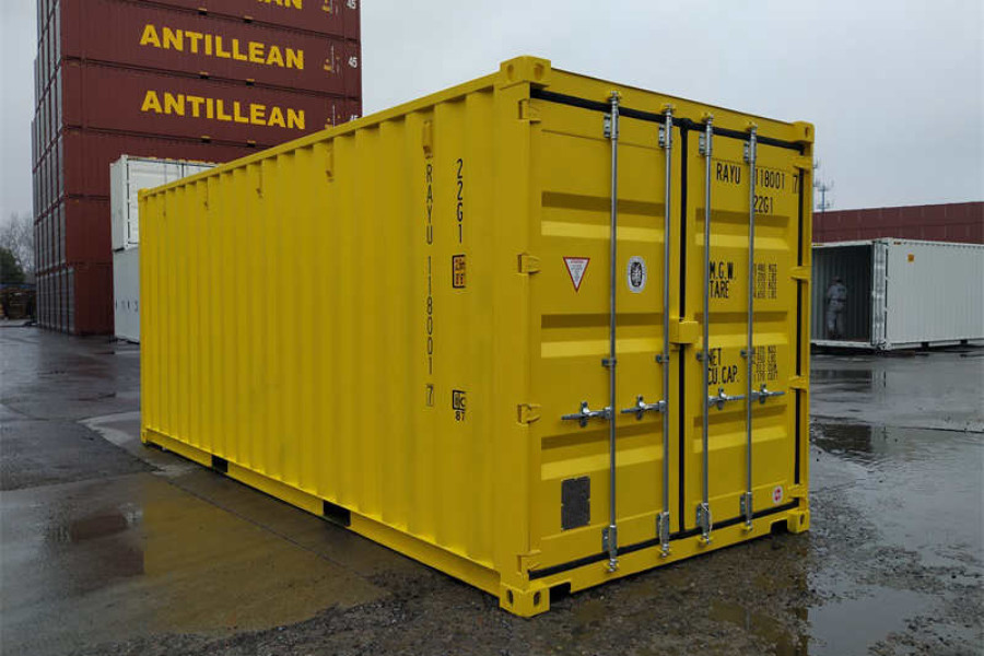 DMS RAL1018 Möbelcontainer